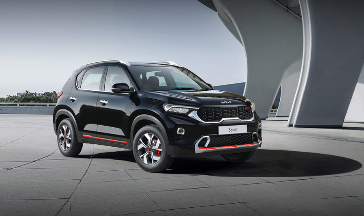 Kia Sonet rental car Dubai Karama